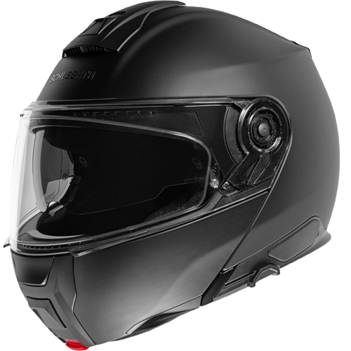 Sport-Touring Helmets - Schuberth C5 Modular helmet in grey - Quietest flip-up helmet for long distance touring.