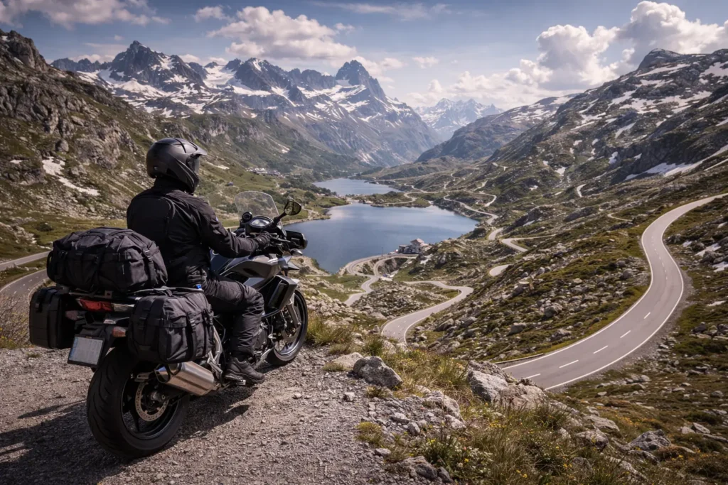 Mountain pass discovery on a sport touring bike