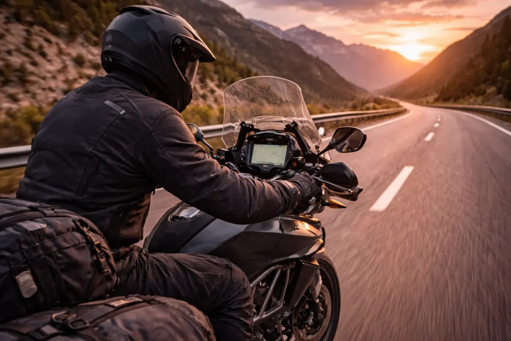 Long distance motorcycle endurance - Miles & Lean