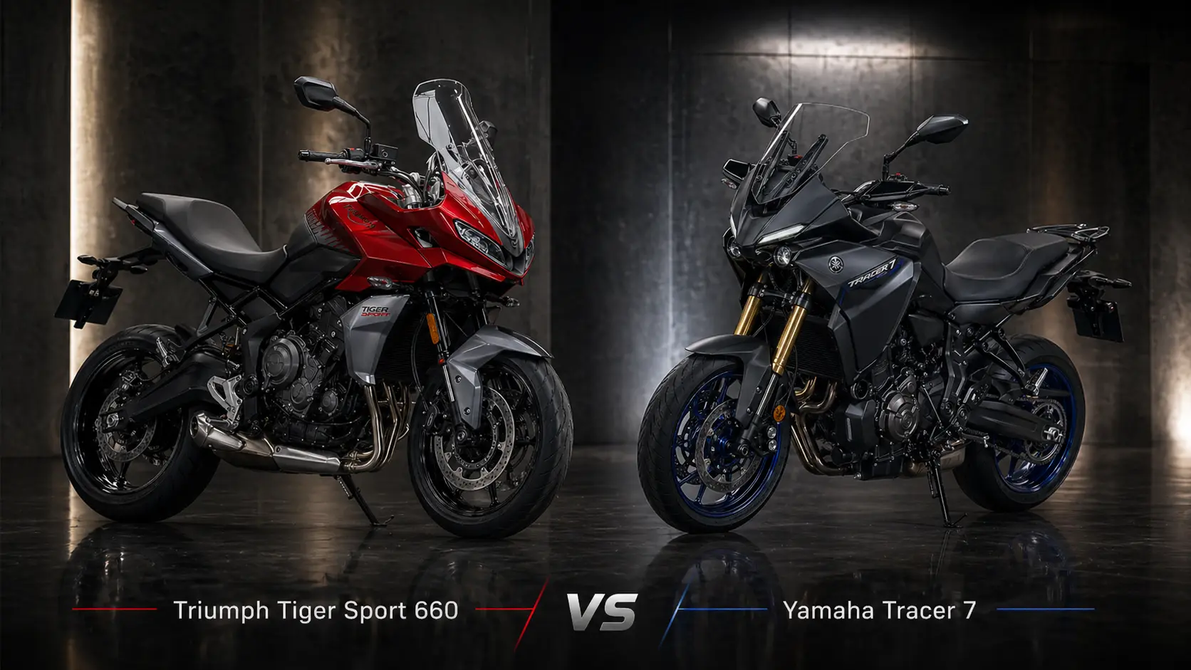 Triumph Tiger Sport 660 vs Yamaha Tracer 7