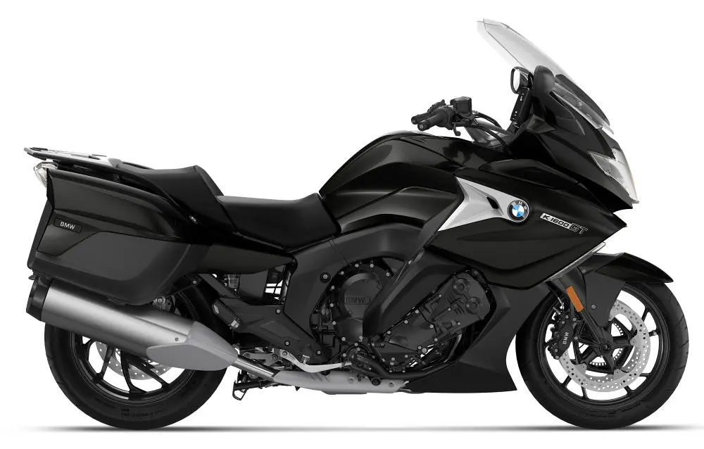 BMW K 1600 GT with its inline-6 engine and fully integrated luggage, defining the long-haul grand touring experience.