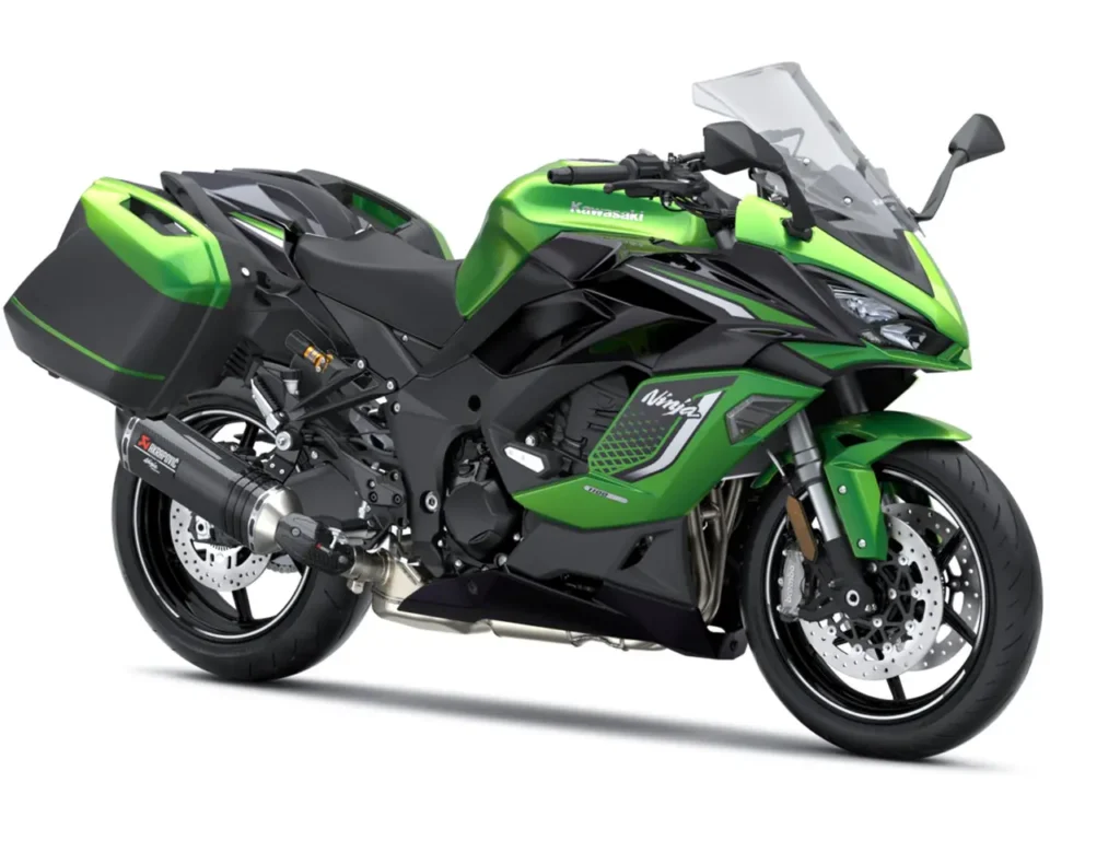 Kawasaki Ninja 1100SX, a proven inline-four that stands out as the best budget sport touring motorcycle.