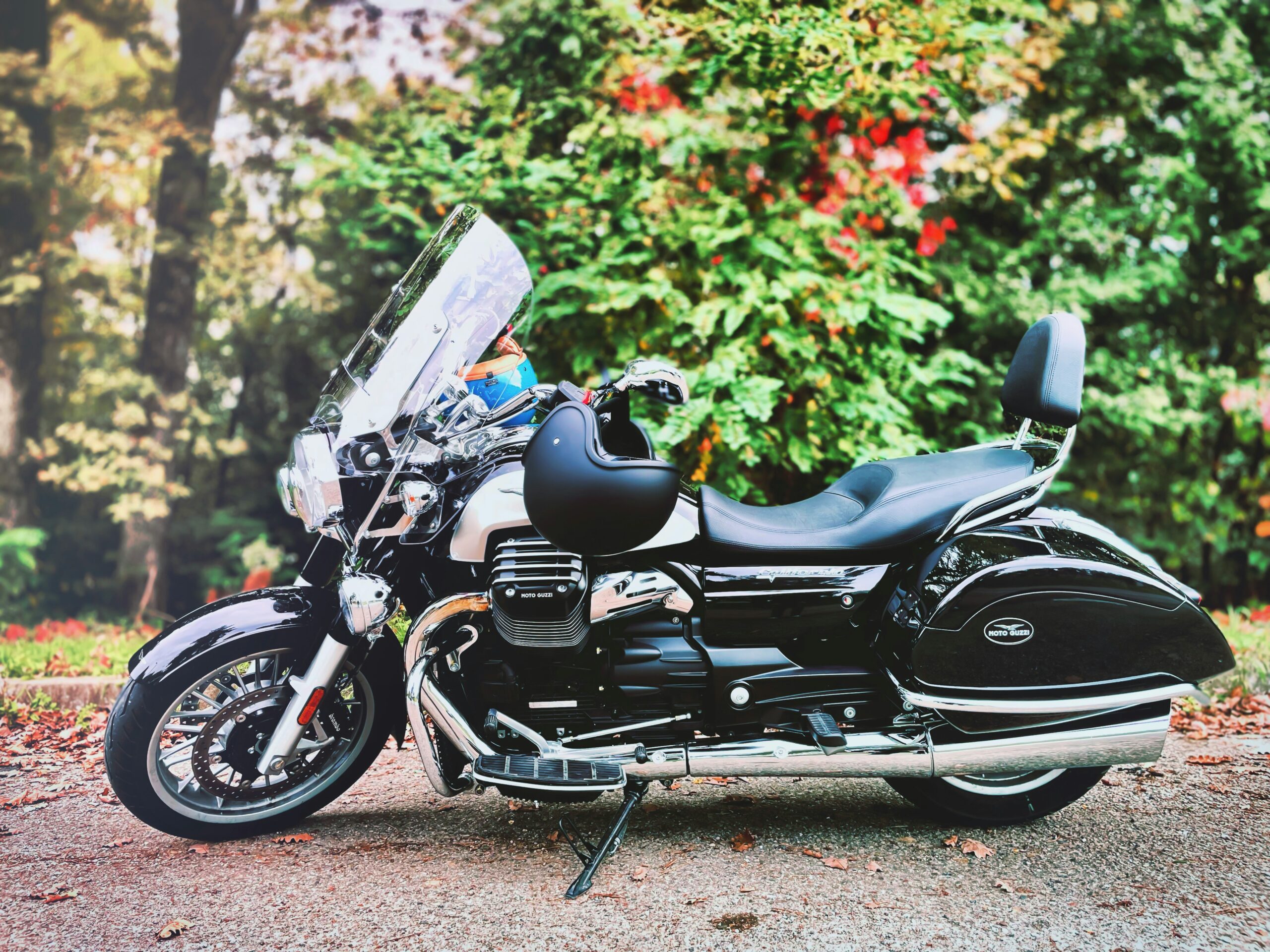 Moto Guzzi motorcycle touring