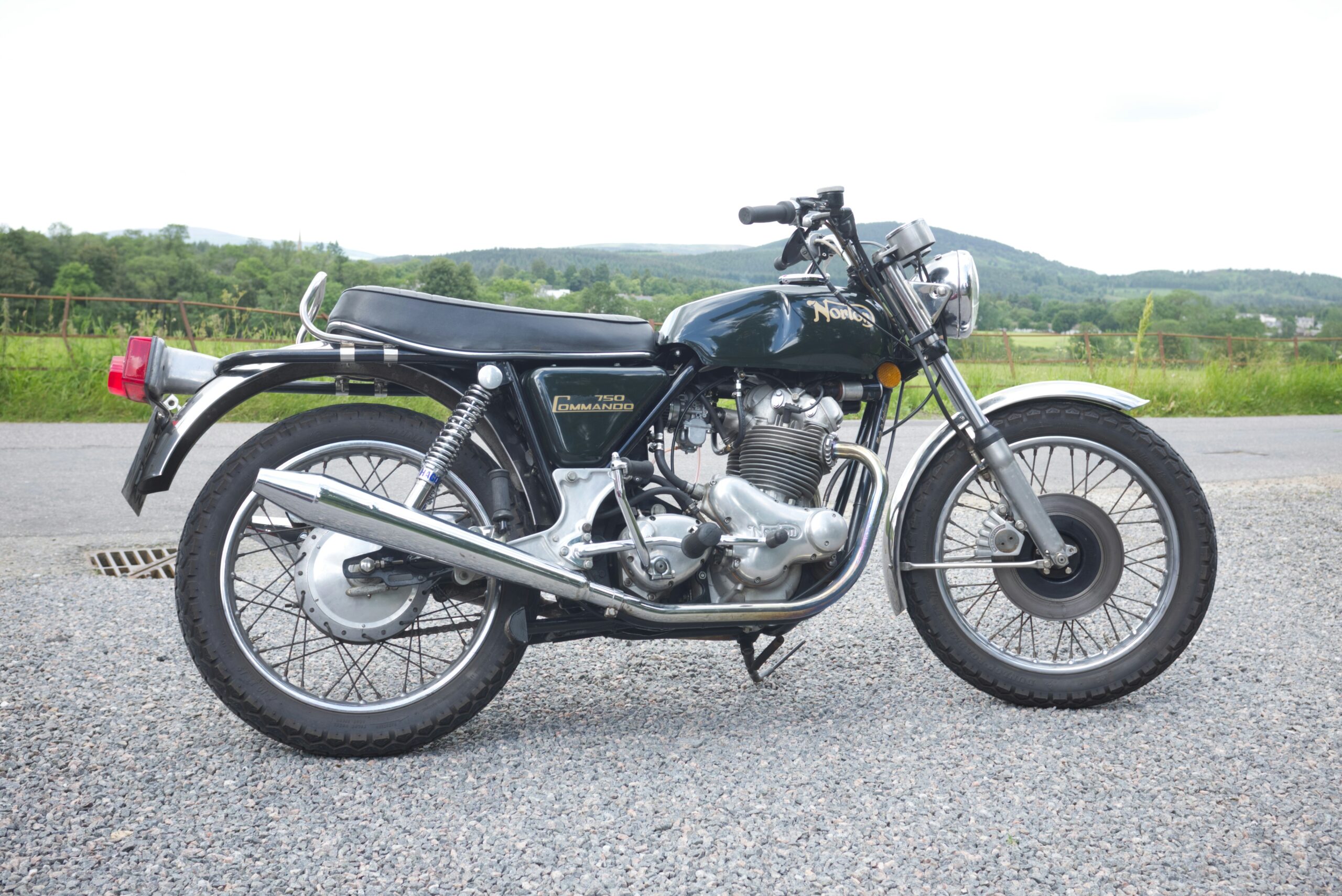 Norton motorcycle touring